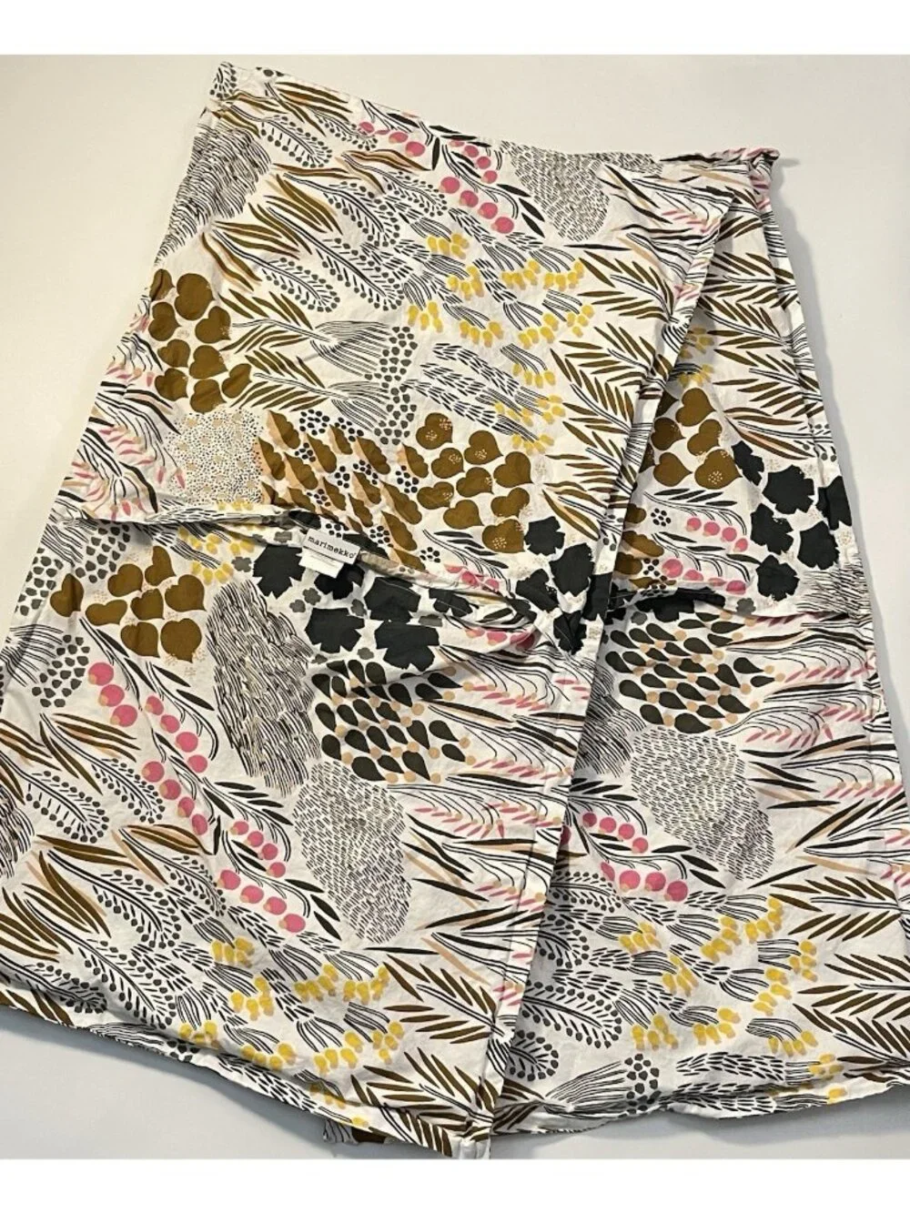 Marimekko Pieni Letto King Shams Pair 100% Cotton Botanical Floral Mexico Floral